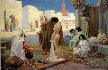  Arab or Arabic people and life. Orientalism oil paintings 15
